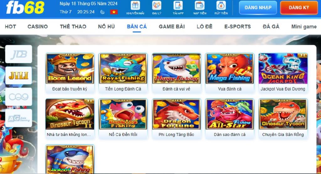 Bạn nên chọn tham gia bắn cá FB68