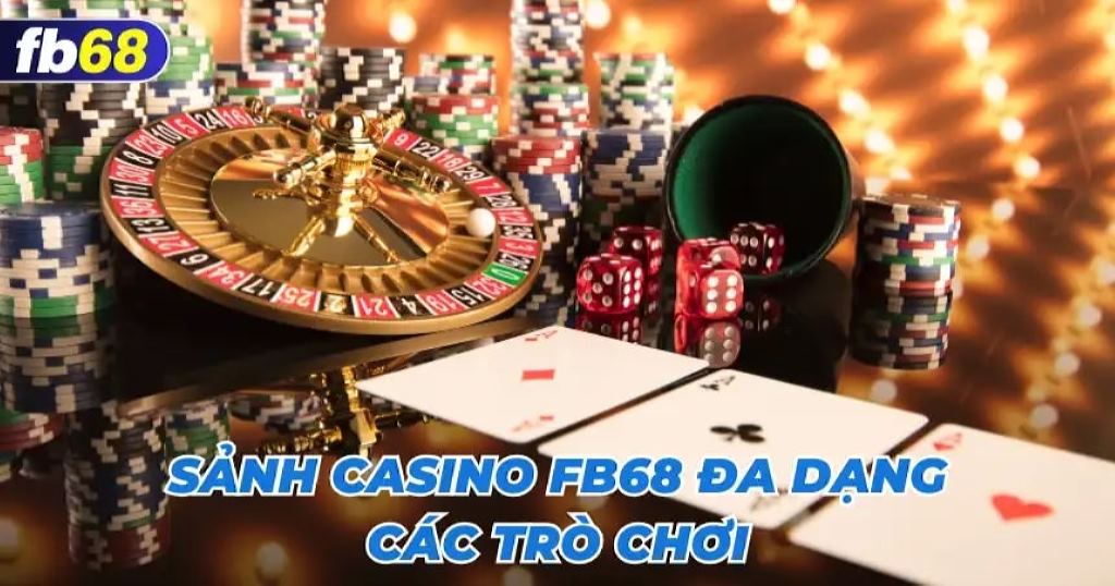 Có rất nhiều trò chơi tại Casino của Fb68