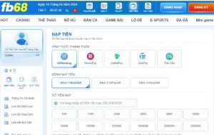 Bạn cần thực hiện dịch vụ nạp tiền vào tài khoản để tham gia game